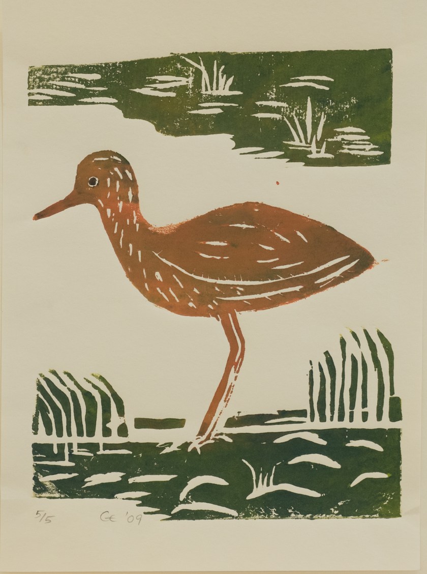 Bildhauerschule für Kinder in Aachen, Rotschenkel, eigene Arbeit, Gabriele Enss